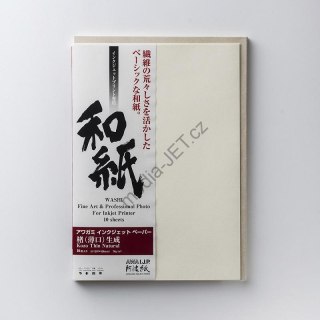AWAGAMI Kozo Thin Natural 70g - Japonský Washi ze 100% kozo vláken přirozeně bílý